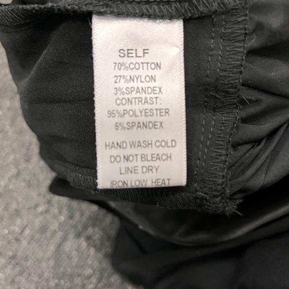 Trendy Black Satin Corset Top Lace-Up Detail Party Perfect - Picture 5 of 6